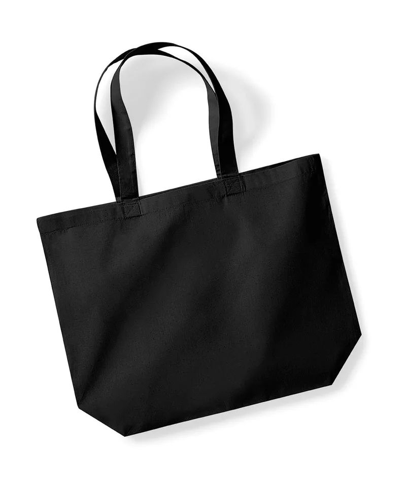Τσάντα Shopping W265 Westford Mill Premium Cotton Maxi Black