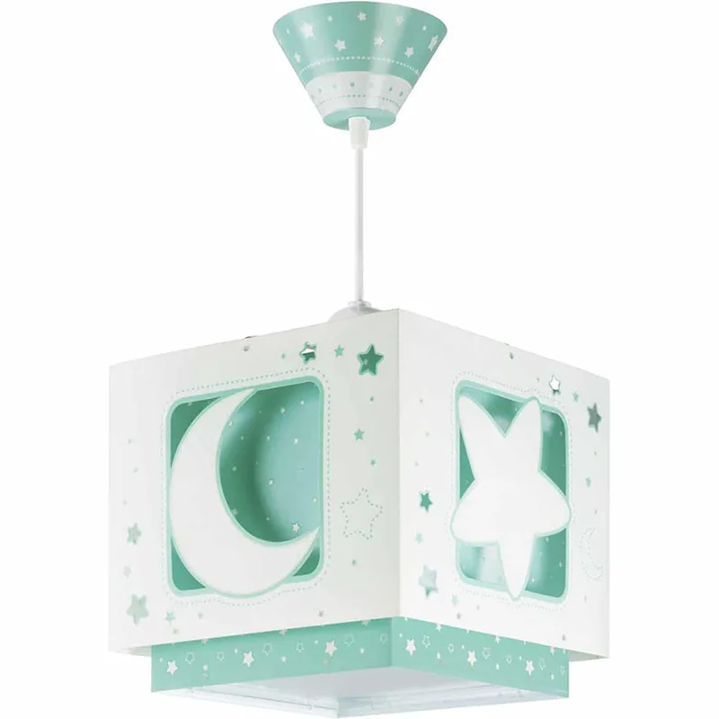 Παιδικό Φωτιστικό Οροφής Μονόφωτο Ango 63232H Moonlight Green