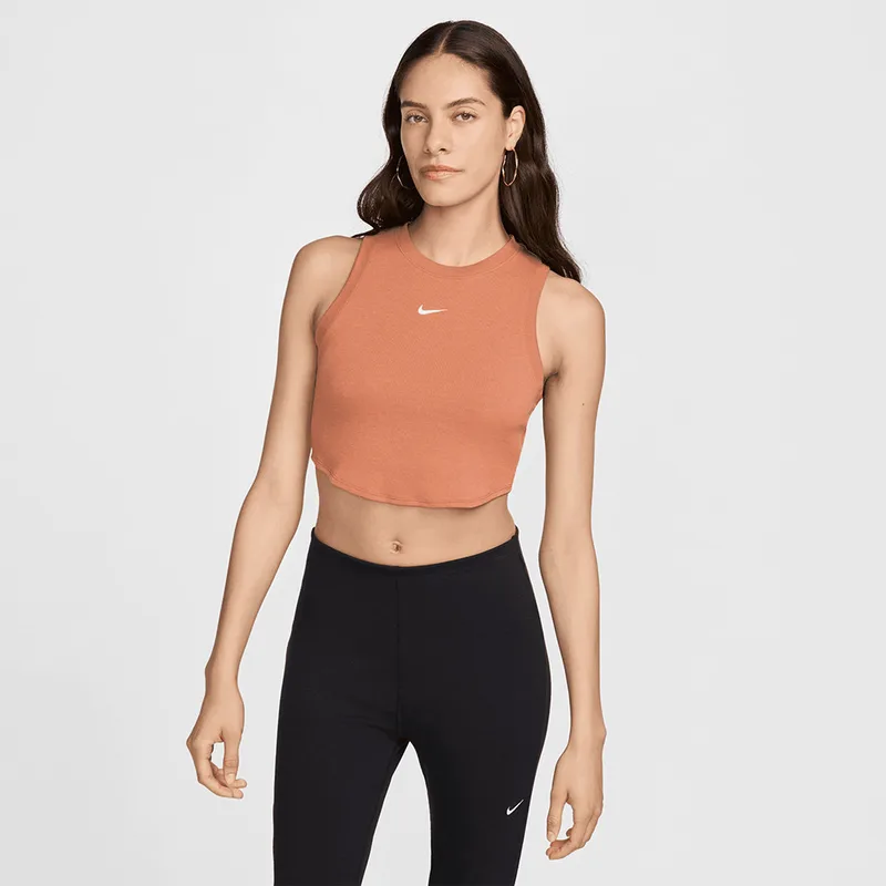 Nike Sportswear Chill Knit Γυναικείο Cropped Αμάνικο T-Shirt (9000198409_80748)