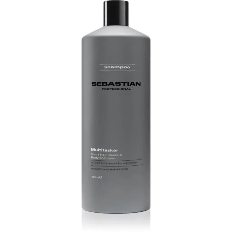 Sebastian Professional SEB MAN The Multi-tasker σαμπουάν για τα μαλλιά, τα γένια και το σώμα 1000 ml