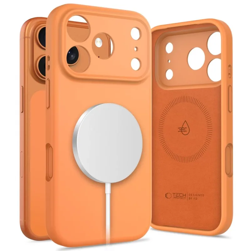 Θήκη Tech-Protect Silicone Magsafe Cosmic Πορτοκαλί iPhone 17 Pro Max