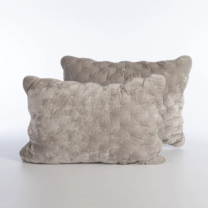 Ζεύγος Μαξιλαροθήκες (52x72) Nef-Nef Homeware Premium Priver Grey
