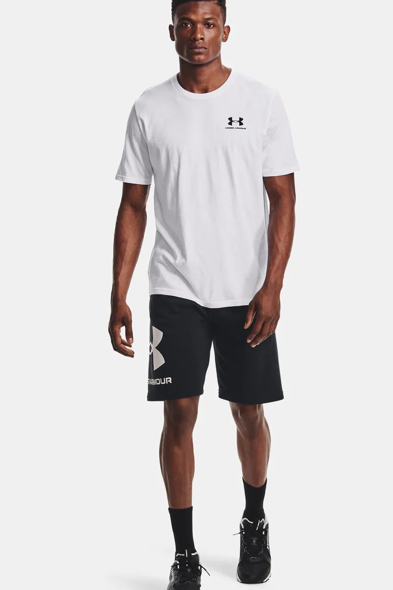 Under Armour ανδρικό T-shirt με logo print "UA Sportstyle" - 1326799 Λευκό