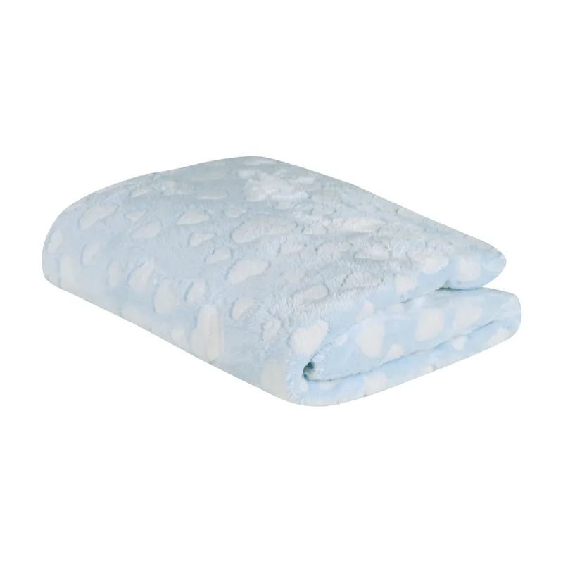 Κουβέρτα Fleece Αγκαλιάς-Λίκνου 75x100εκ. Relax 4908 Γαλάζιο Das Baby (Ύφασμα: Polyester, Χρώμα: Γαλάζιο , Μέγεθος: Λίκνου) - Das Baby - 620511704908