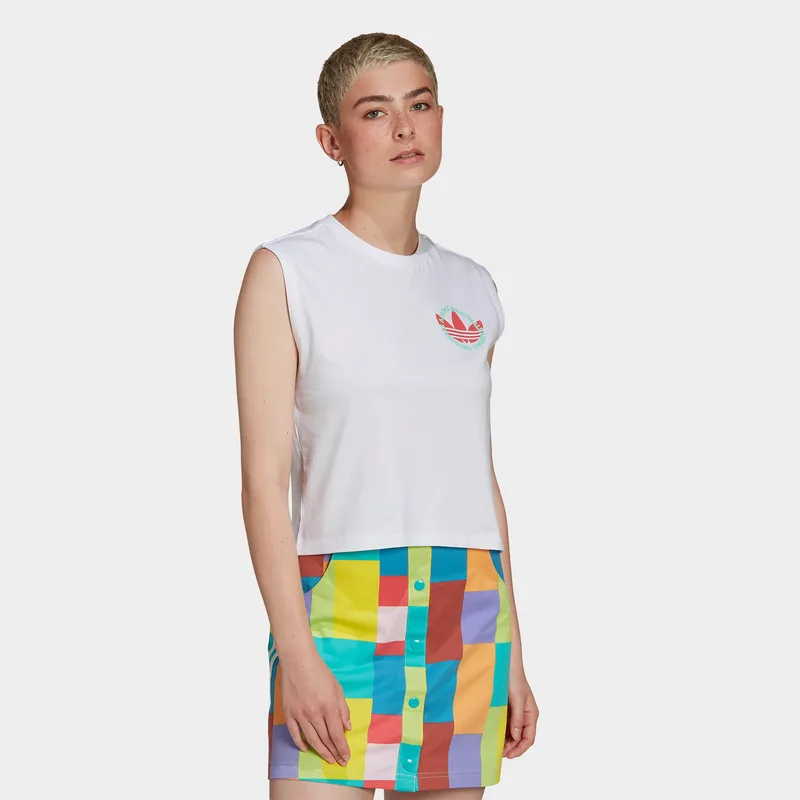 adidas Originals Γυναικεία Cropped Αμάνικη Μπλούζα (9000098044_1539)