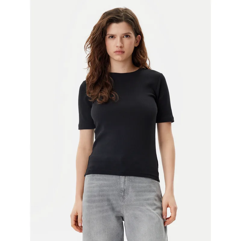 Gap T-Shirt 679172-00 Μαύρο Stretch Fit