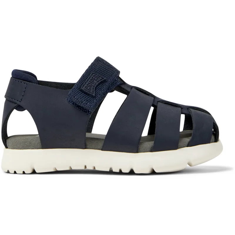 CAMPER Oruga - Πέδιλα Για Παιδιά - Μπλε, Μέγεθος 26, Smooth leather/Cotton fabric