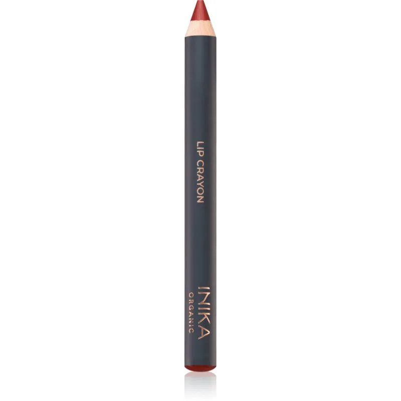 INIKA Organic Lipstick Crayon Κρεμώδες λάινερ χειλιών απόχρωση Crimson 3 γρ