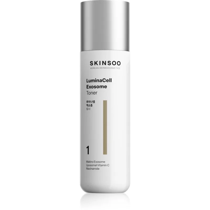 SKINSOO LuminaCell Exosome Toner τονωτική λοσιόν προσώπου για λάμψη 200 ml