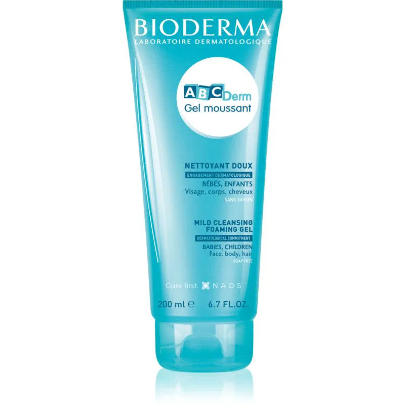 Bioderma ABC Derm Mild Cleansing Foaming Gel τζελ για ντους για παιδιά 200 ml