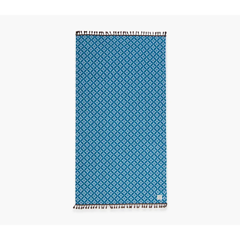 Πετσέτα Θαλάσσης 90X170 Nef Nef Sparkle Fringes Denim (90x170)