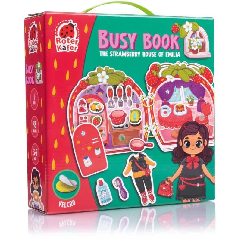 Busy Book Με Velcro Φραουλόσπιτο Roter Kafer RK1170-01 - Roter Kafer - RK1170-01