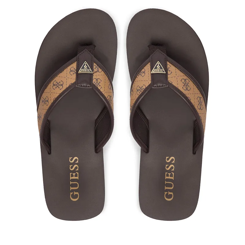 Σαγιονάρες Guess FMJDIN FAL21 Καφέ