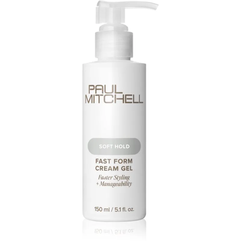 Paul Mitchell Soft Hold Fast Form Cream Gel κρέμα τζελ για styling γρήγορο στεγνώμα 150 ml