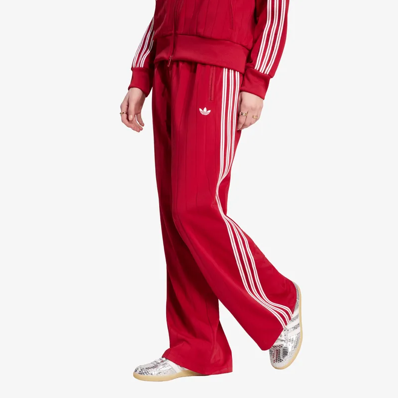 Παντελόνια adidas Pinstripe Firebird Loose Trackpant Team Victory Red/ White/ Team Victory Red M
