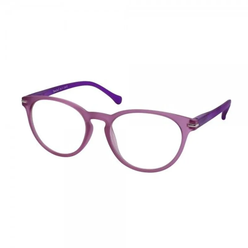 Eyelead Γυαλιά Διαβάσματος Unisex Χρώμα Ροζ - Μωβ, με Κοκκάλινο Σκελετό E163 - 3,50