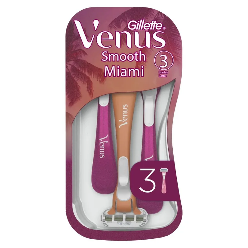 Gillette Venus Miami Vibes Ξυραφάκια Μιας Χρήσης 3τεμ
