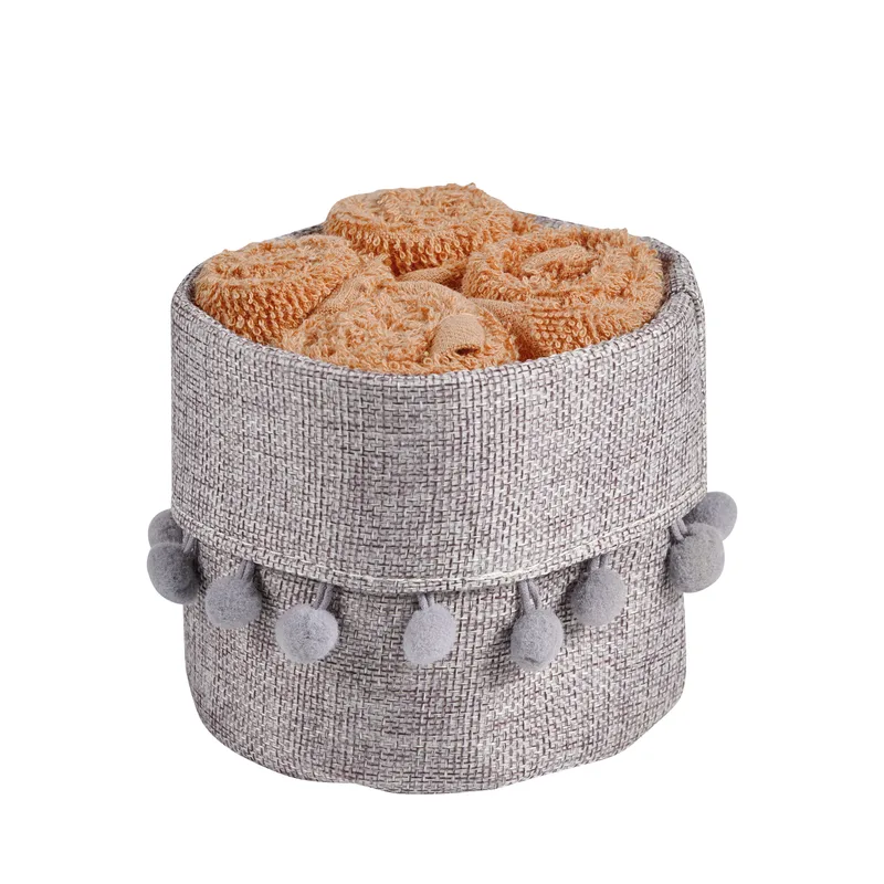Das home σετ πετσετεσ 4τεμαχιων soft 4013 teracotta
