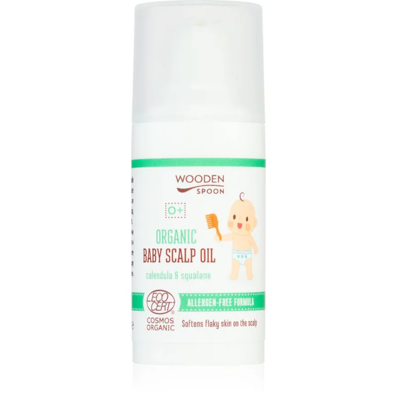 WoodenSpoon Organic φροντίδα του δέρματος της κεφαλής για παιδιά από τη γέννηση 15 ml
