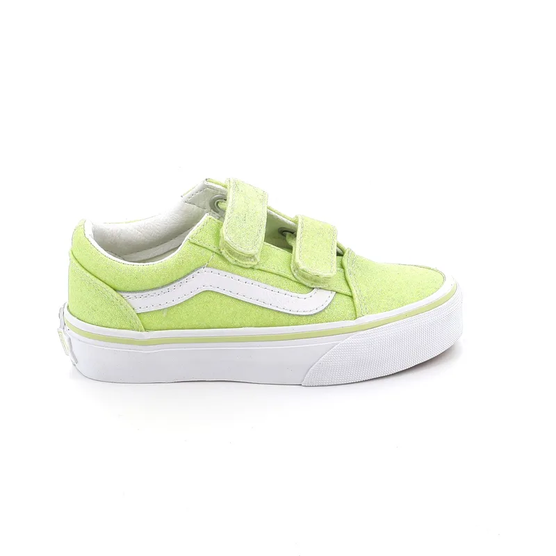 Παιδικό Χαμηλό Casual για Κορίτσι Vans Old Skool V Χρώματος Πράσινο Glitter VN000CYWC2R1