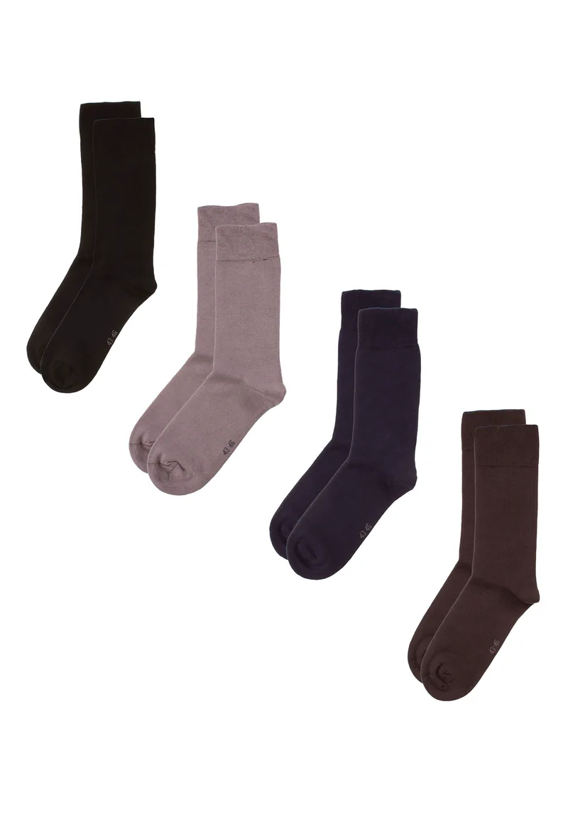 Κάλτσες ανδρικές Organic Cotton Elegant 4 Τεμ. ORGANICTRENDY-Πολύχρωμο