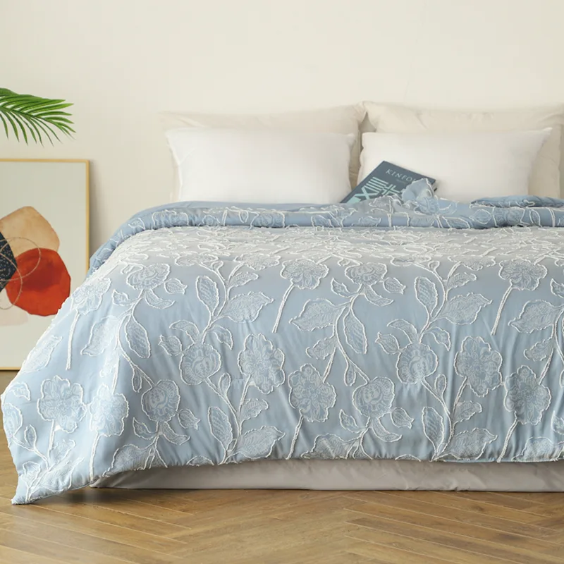 Κουβερλί Υπέρδιπλο 220X240 Melinen Ariel Light Blue (220x240)