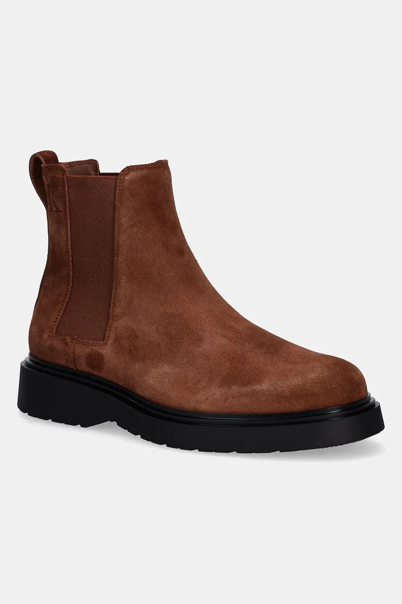 Δερμάτινες μπότες τσέλσι Calvin Klein COMBAT ESS CHELSEA BOOT SU