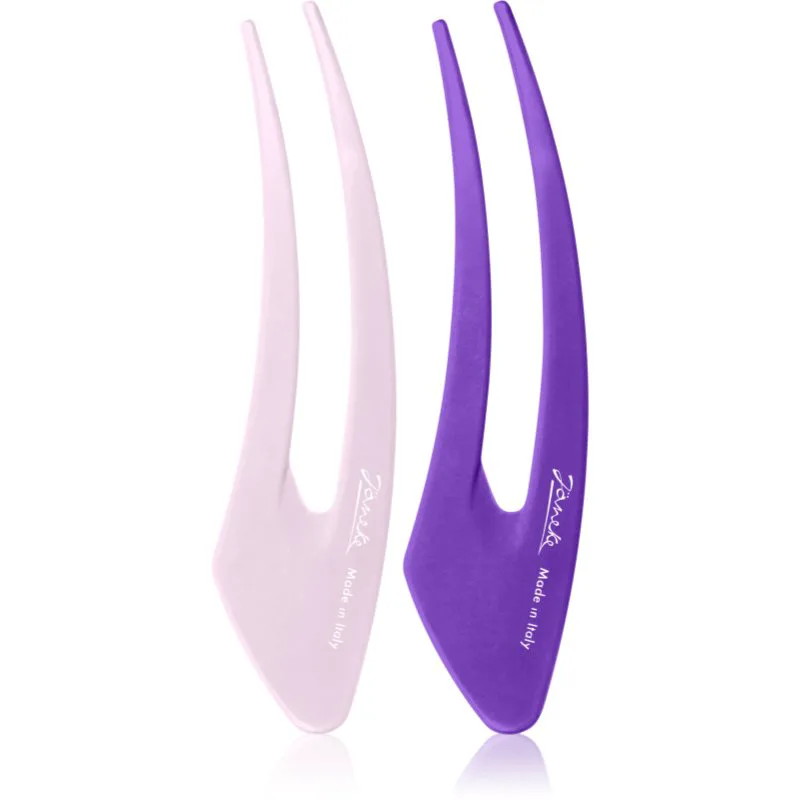 Janeke Hair Clip κλιπ για τα μαλλιά Purple 2x13 εκ