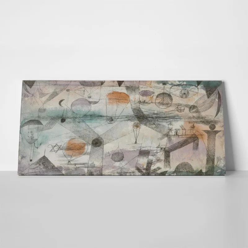 Πίνακας Πανοραμικός σε καμβά PAUL KLEE - IN THE REALM OF AIR