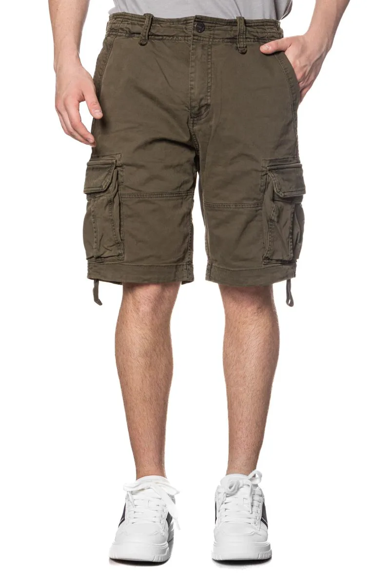 Gabba - Βερμούδα Ανδρική Rufo Cargo Shorts-Army