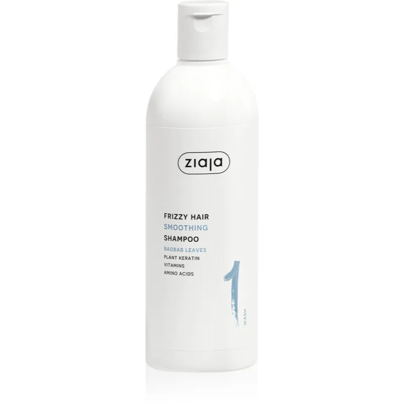 Ziaja Plant Essentials Baobab Leaves ισιωτικό σαμπουάν για σγουρά μαλλιά 400 ml