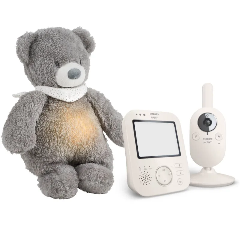 Philips Avent Baby Monitor SCD891/26+NATTOU Sleepy Bear Grey σετ δώρου για μωρά 0 m+