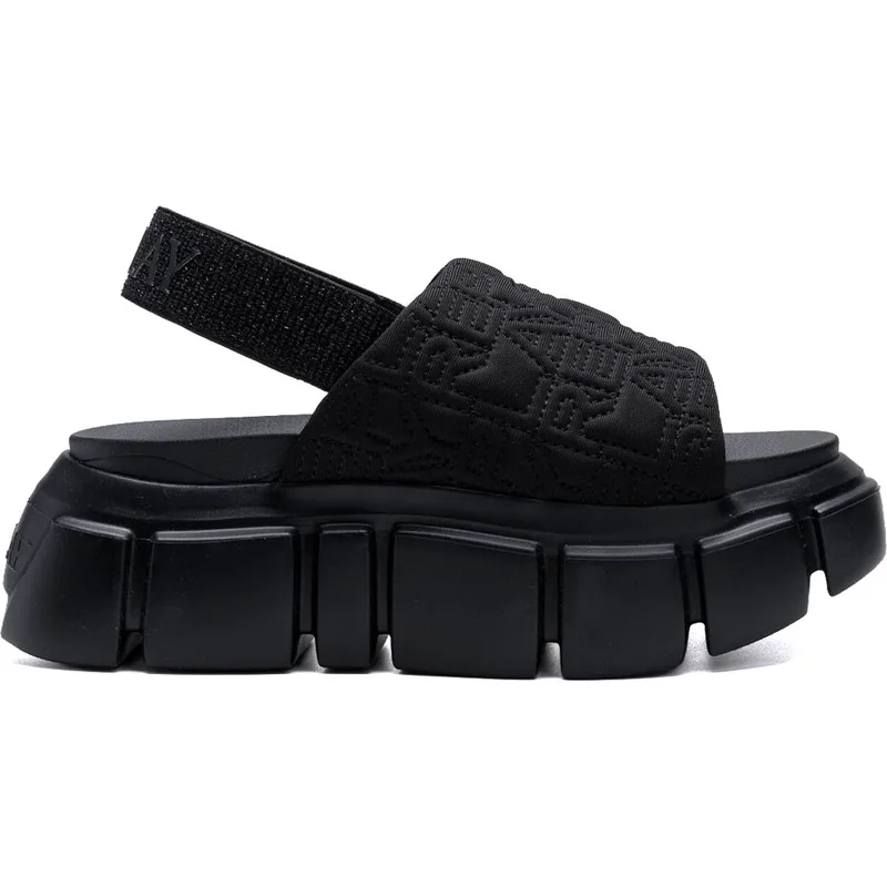 REPLAY μαύρο σανδάλι NUSTY SANDAL