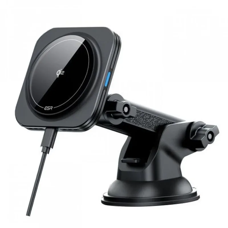 ESR Qi2 MagSafe Car Dashboard Charger Mount Black