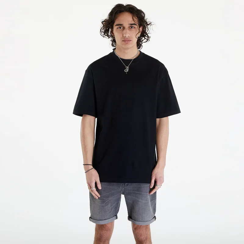 T-shirt Urban Classics Tall Tee 2-Pack Black/ Black L