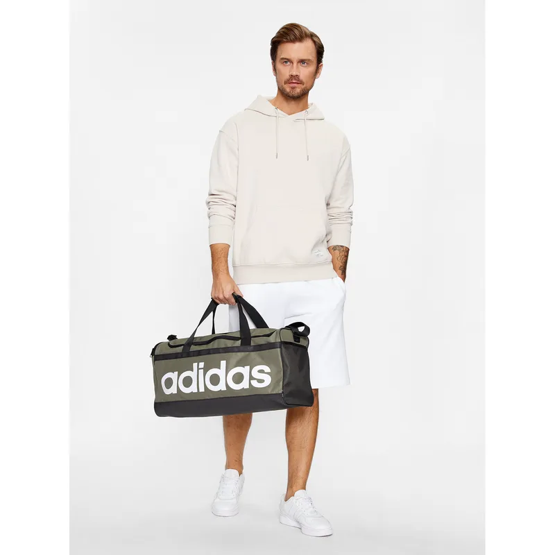 Αθλητική τσάντα adidas Essentials Linear Duffel Bag Medium HR5350 Πράσινο