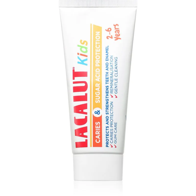 Lacalut Kids Caries and Sugar Acid Protection παιδική οδοντόκρεμα 2-6y 55 μλ