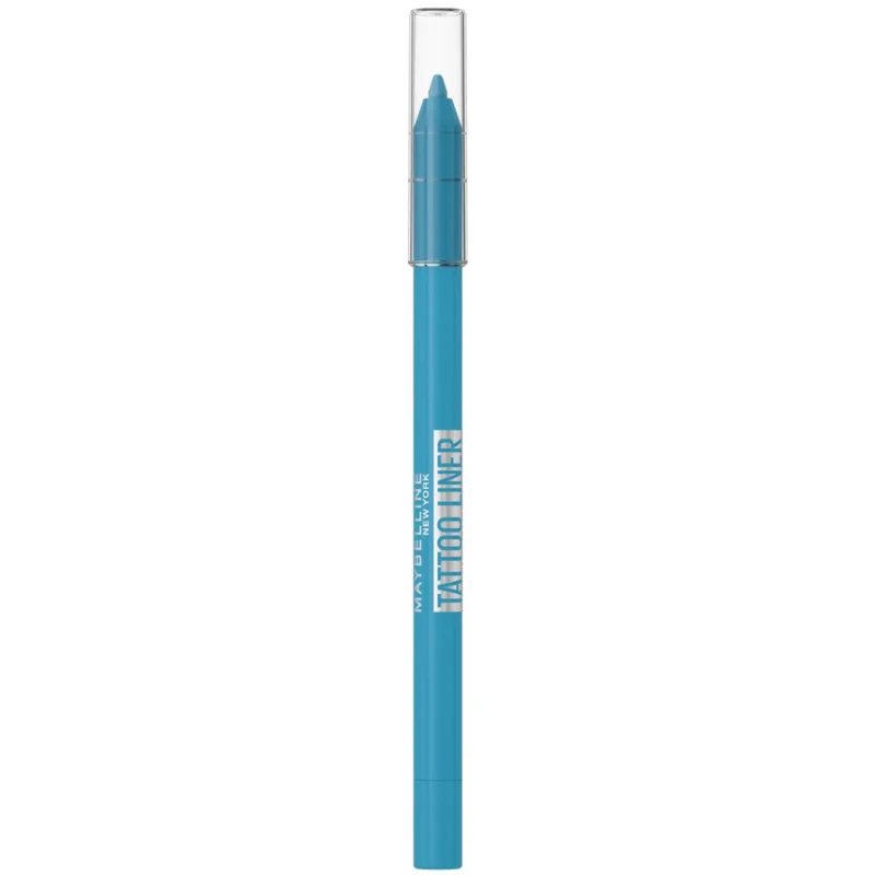 Maybelline Tatoo Liner Sharpenable Gel Pencil Αδιάβροχο Μολύβι Ματιών με Υφή Τζελ & Έντονο Χρώμα που Διαρκεί 1 Τεμάχιο - 806 Arctic Skies