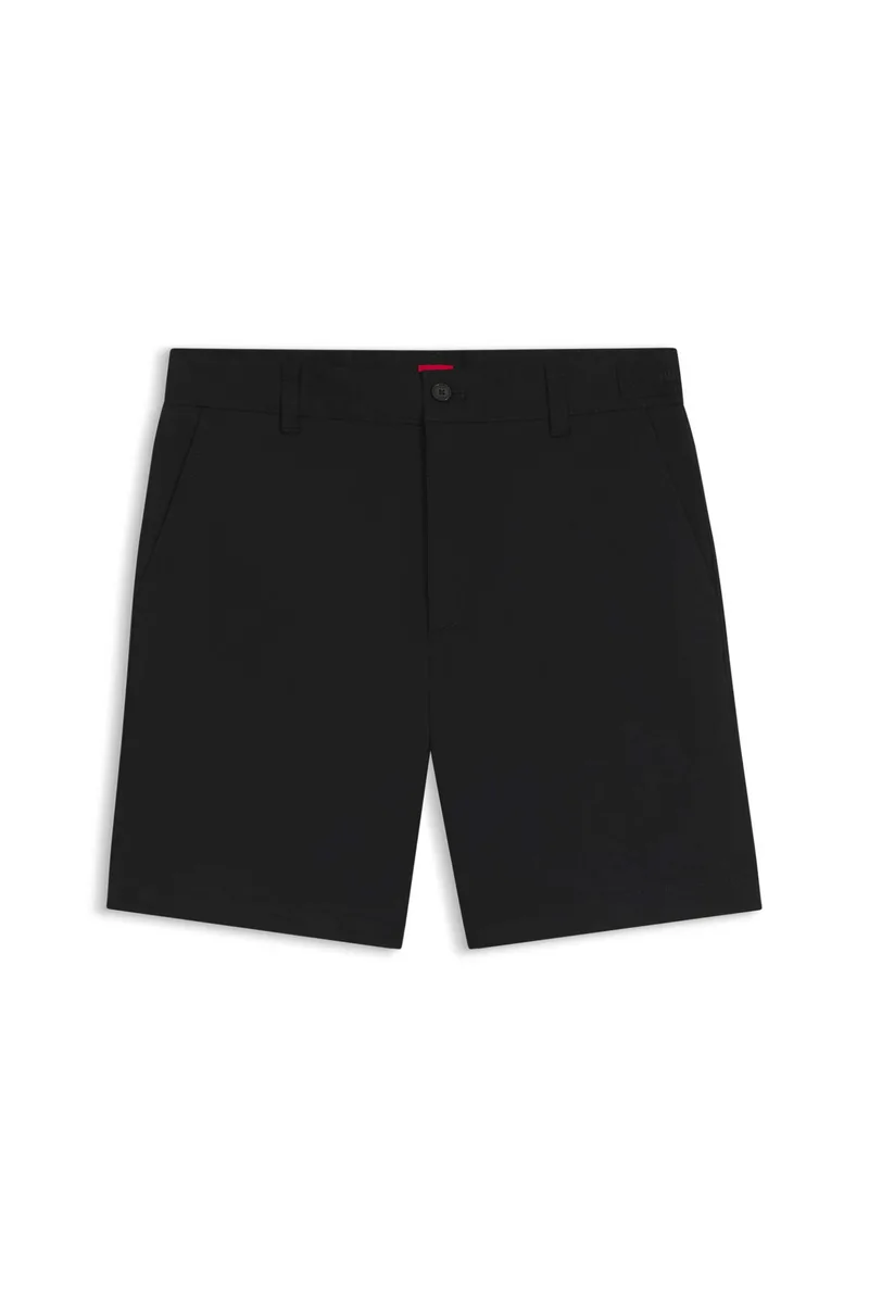 Hugo Boss ανδρική chino βερμούδα Slim Fit "Genar 261S" - 50567293 Μαύρο