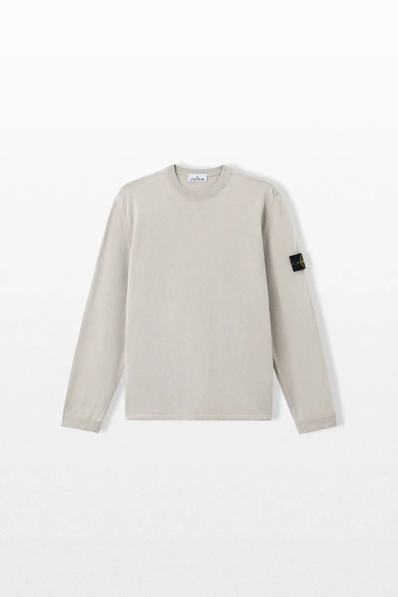 STONE ISLAND Ανδρικό Γκρι Knit Crewneck Jumper