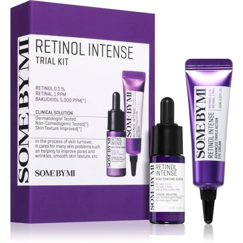 Some By Mi Retinol Intense Trial Kit σετ ταξιδιού για λαμπρότητα και λείανση επιδερμίδας
