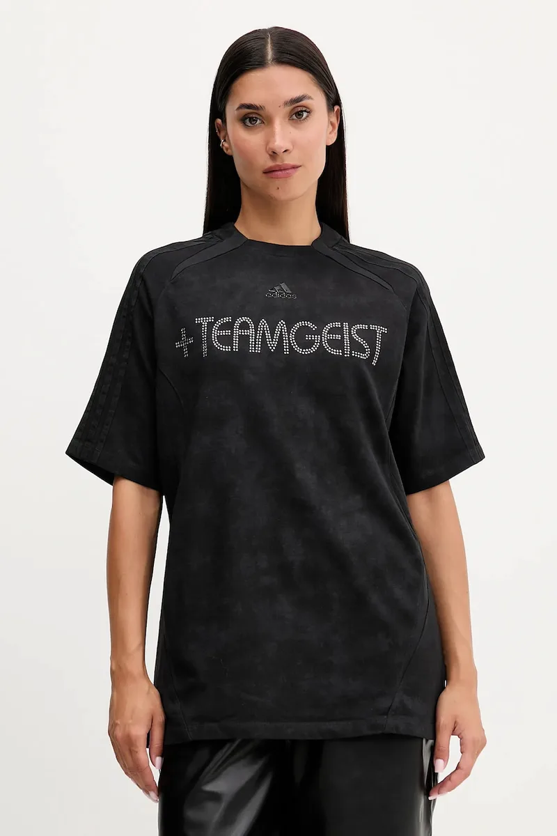 adidas Originals Βαμβακερό μπλουζάκι adidas Originals Rhinestone Tee