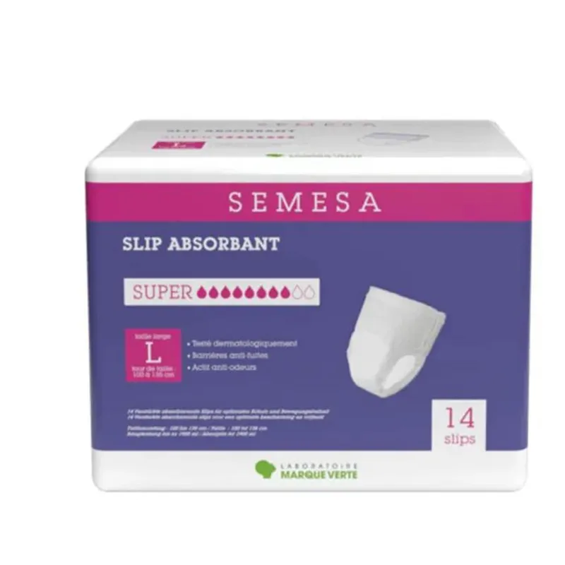 Marque Verte Semesa Absorbent briefs Super Size L x14