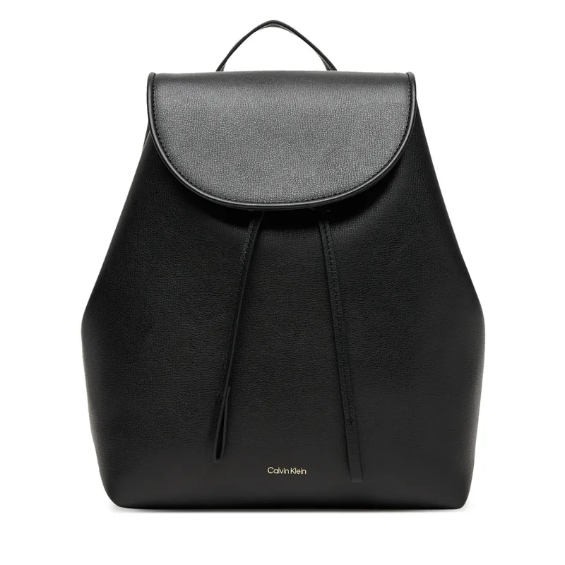 Σακίδιο Calvin Klein Foil Logo Flap Backpack LV04F3297G Μαύρο