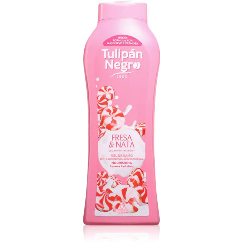 Tulipán Negro Fresa Y Nata τζελ για ντους 650 ml