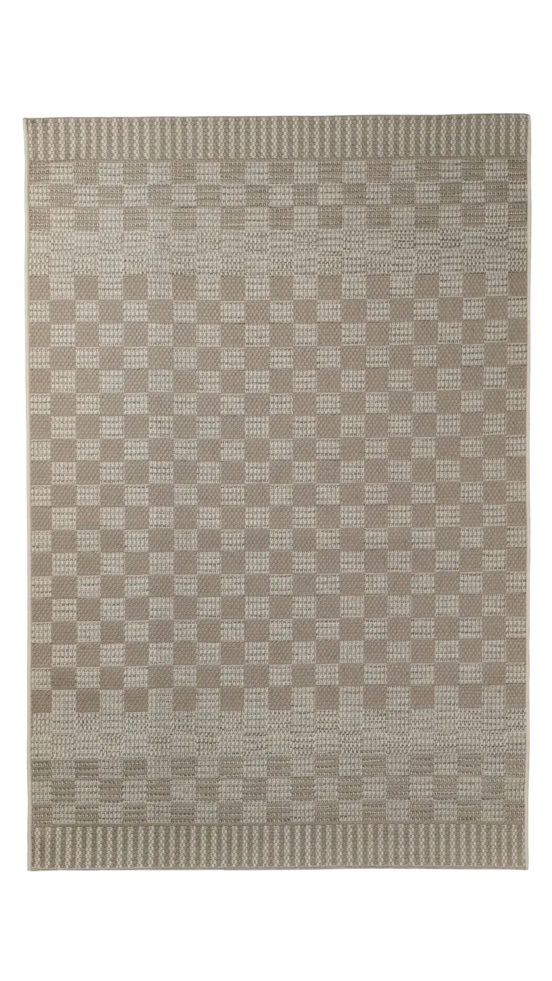 Χαλί CLYDE 45015-ΜΠΕΖ Tzikas Carpets ΣΕΤ ΚΡΕΒ/ΡΑΣ 067X140 (2) / 067X220 (1)