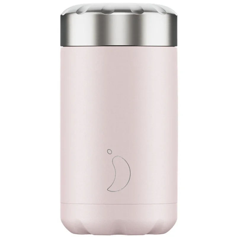 Θερμός Φαγητού 500ml Chilly's Food Pot Blush Ροζ