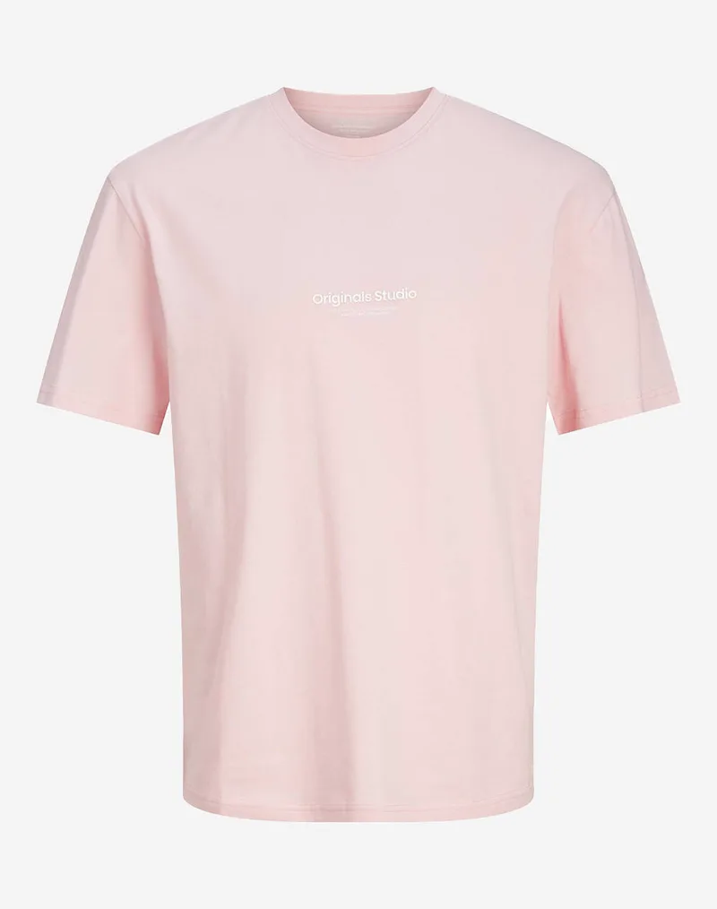 JACK&JONES JORVESTERBRO TEE CREW NECK NOOS 12240121-Fairy Tale Nude