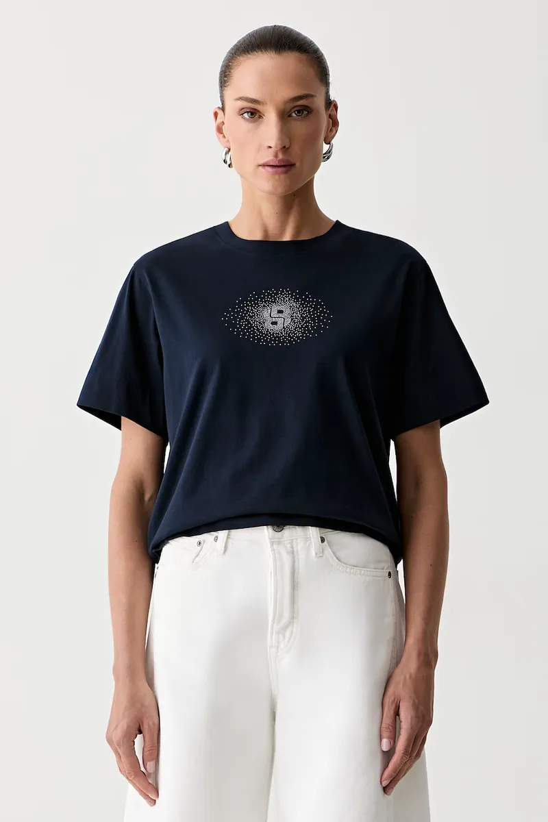 BOSS t-shirt γυναικείο βαμβακερό Elpha_placed6