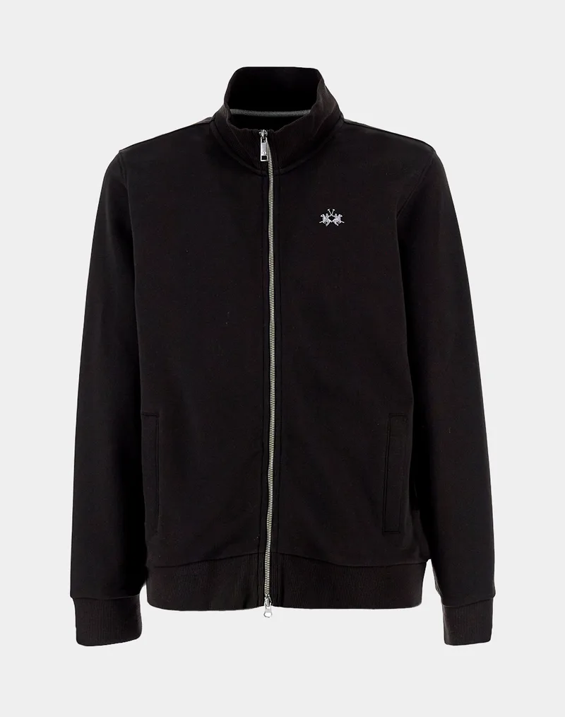 LA MARTINA ΖΑΚΕΤΑ ΦΟΥΤΕΡ ΜΜ MAN FULL ZIP SWEATSHIRT DIAGON 3LMMCF004-09999 Black